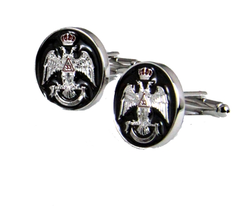 4031936 Inspector General Honorary 33rd Degree Double Cross Cuff Links 33 