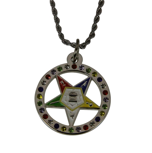 4031991 Order of the Eastern Star OES Freemasonry O.E.S. Mason Masonic O E S Crown Golden Cup Broken Column Pentagram
