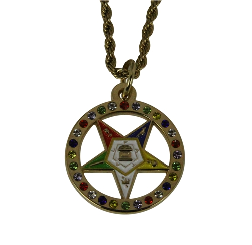 4031993 Order of the Eastern Star OES Freemasonry O.E.S. Mason Masonic O E S Crown Golden Cup Broken Column Pentagram