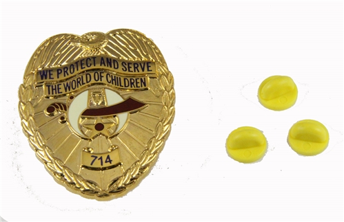 6030648 Unit 714 Shriners Hospital Badge We Protect and Serve the World of Children