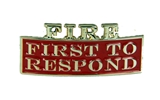3030309 Firse and Rescue First Responder Shrine Fez Tassel Holder Shriner Fezz