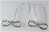 4031079 Infinity Symbol Dangling Earrings Beaded Eternity Beads Fashion Loop