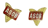 4031780 ASOB Collar Tips Association of Shrine Oriental Bands Shriner Band
