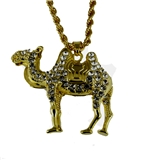 4031838 Camel Necklace Prince Hall Bling Rhinestones With Chain  AEAONMS Mason Shriner