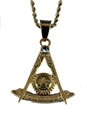 4031916 Past Master Necklace Pendant Stainless Steel Masonic Blue Lodge Master Mason Masonry
