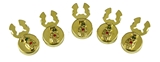 6030019 Set of 5 ROJ Royal Order of Jesters Button Covers Biliken Billiken Jester