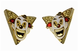 6030633 Set of 2 Shrine Clown Collar Tabs Shriner Clown Unit Tips