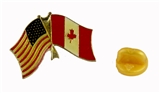 6030699 United States Canadian Flag Shrine Unit Lapel Pin US Canada