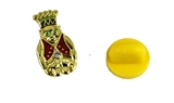 6030743 Royal Order of Jesters Billiken Lapel Pin Small Detailed Pin Jester
