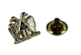 6030795 32nd Degree Scottish Rite Lapel Pin 32 Mason Master Masonic Freemason Wings Down