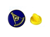 6030828 Small Past Master Lapel Pin Master Mason Masonic Hall Compass Rocker Sun Blue Lodge