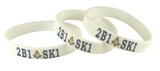 8170004 Set of 3 Pieces 2B1 ASK1 Rubber Band Silicone Bracelet Mason 2B1ASK1 Masonic Freemason