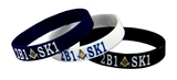 8170006 Set of 3 Pieces 2B1 ASK1 Rubber Band Silicone Bracelet Mason 2B1ASK1 Masonic Freemason