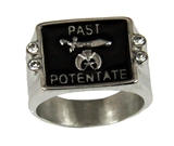 T141 Past Potentate Shrine Men's Ring Shriner Freemasonry Mason Masonic Potentate