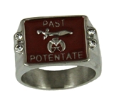 T142 Past Potentate Shrine Men's Ring Shriner Freemasonry Mason Masonic Potentate