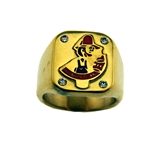 T162 Hillbilly Corn Cob Ring Cuzzin Clan Hill Billy Shrine Shriner Hillbillies