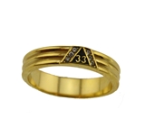 T163 Ladies Honorary Scottish Rite 33 Degree Ring 33rd Freemason Mason Freemason
